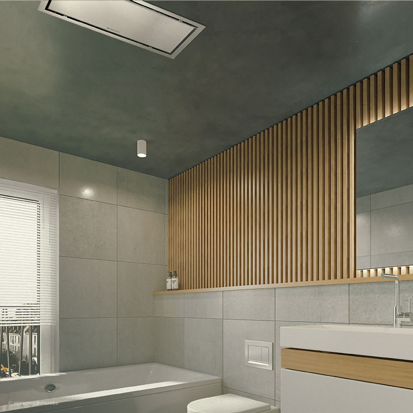 Krystal — Ceiling Heater & Installation Kit gallery detail image