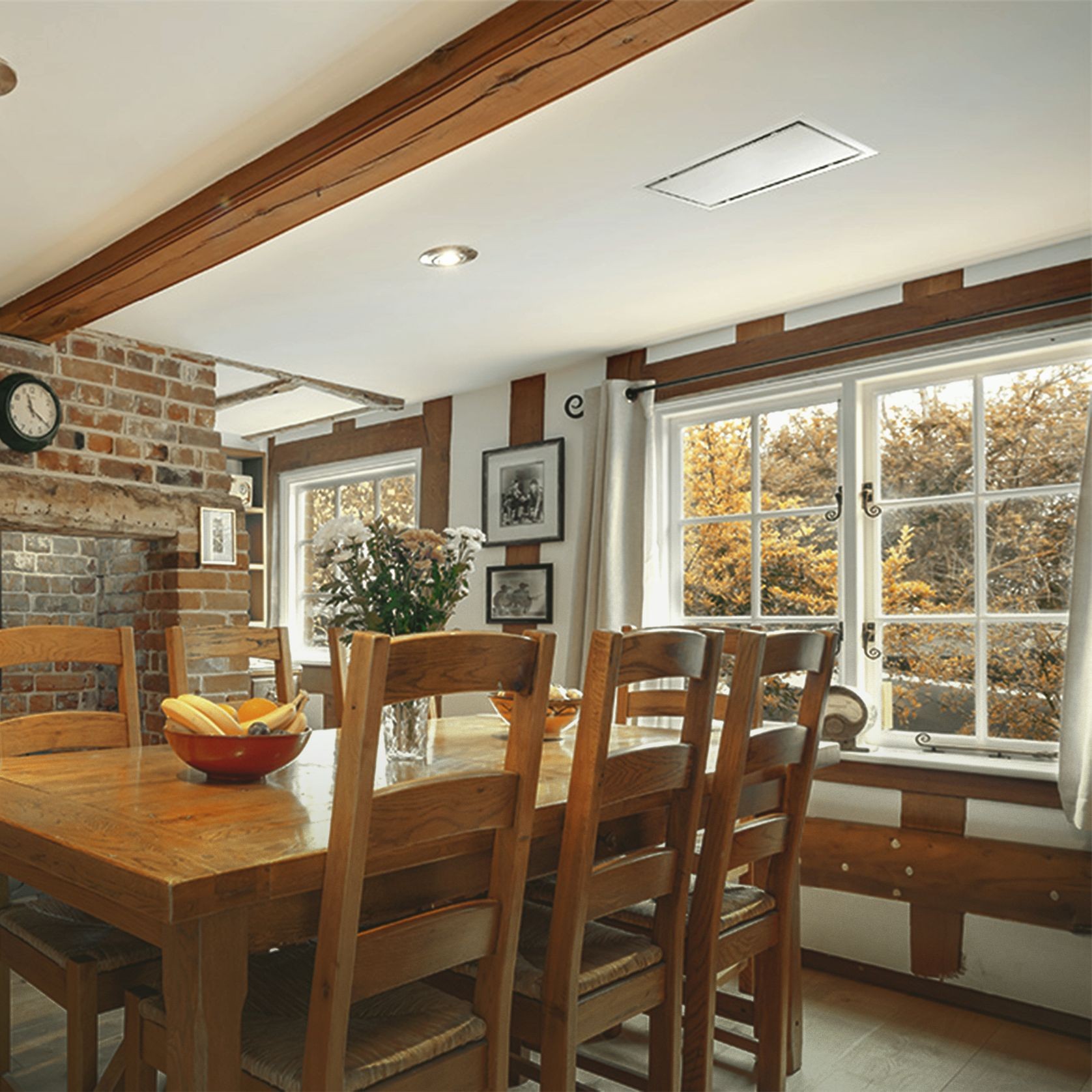 Krystal White Ceiling Heater & Installation Kit gallery detail image