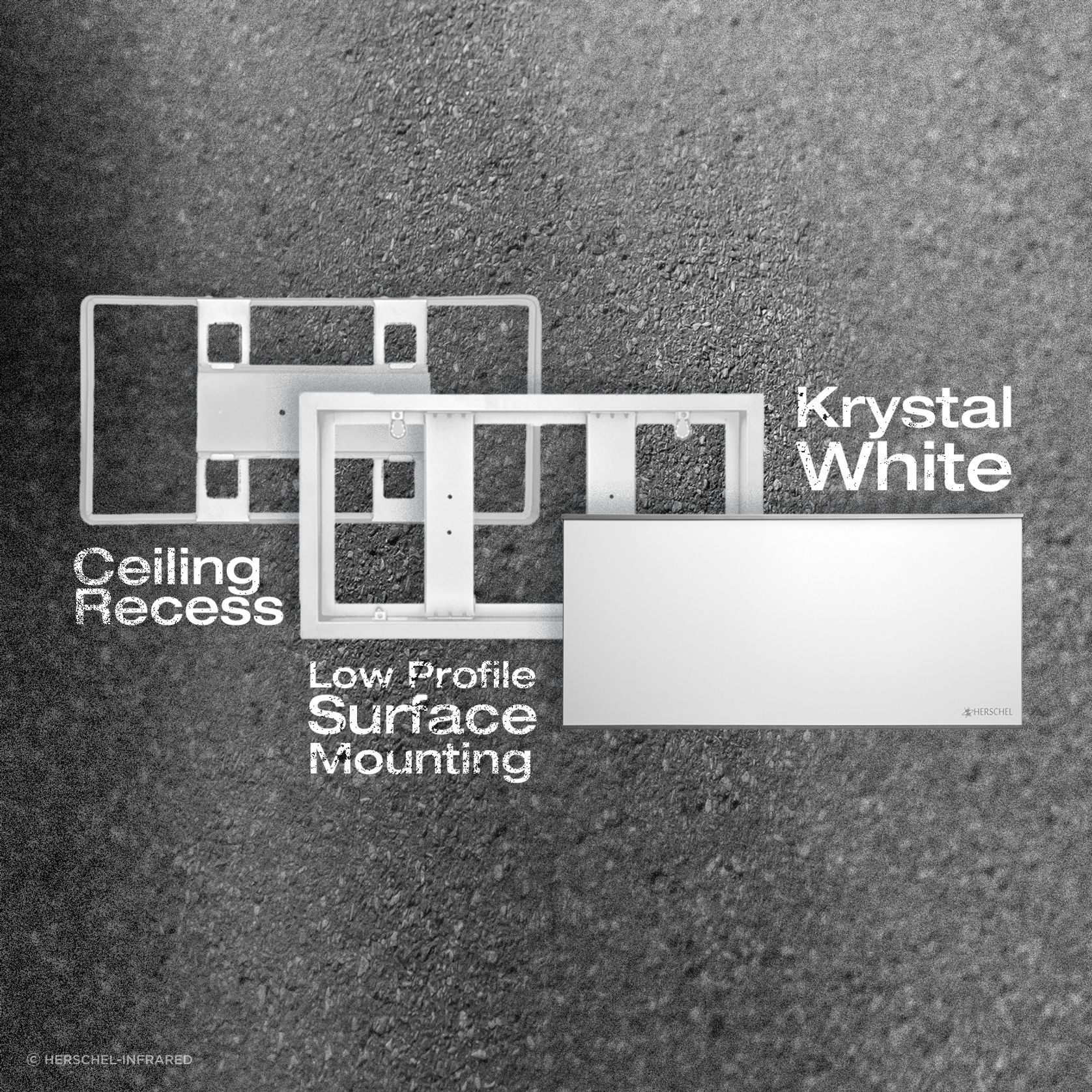 Krystal — Ceiling Heater & Installation Kit gallery detail image