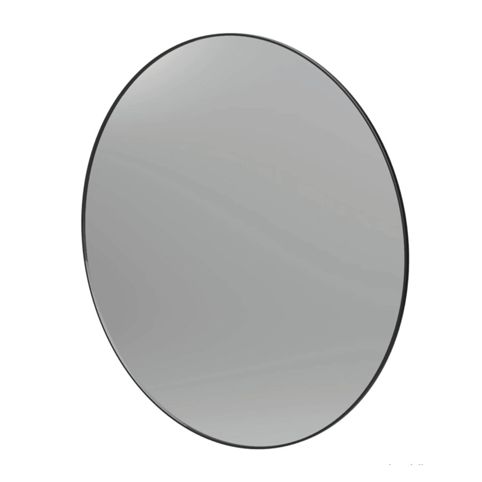 Frame 1200 Round Mirror Black gallery detail image