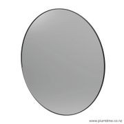 Frame 600 Round Mirror Black gallery detail image