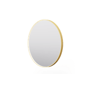 Eclipse Circle Gold LED Framed Mirror with Demister gallery detail image
