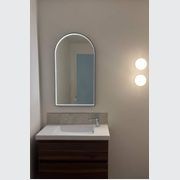 Eclipse Arch LED Aluminium Framed Mirror with Demister gallery detail image