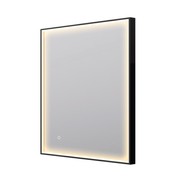 Eclipse Rectangle Black LED Framed Mirror with Demister gallery detail image