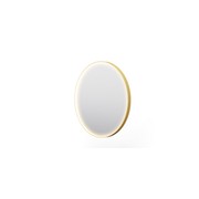Eclipse Circle Gold LED Framed Mirror with Demister gallery detail image