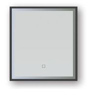 Broadway Rectangular Black Frame LED Mirror gallery detail image
