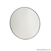 Frame 600 Round Mirror Black gallery detail image