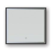 Broadway Rectangular Black Frame LED Mirror gallery detail image