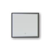 Broadway Rectangular Black Frame LED Mirror gallery detail image