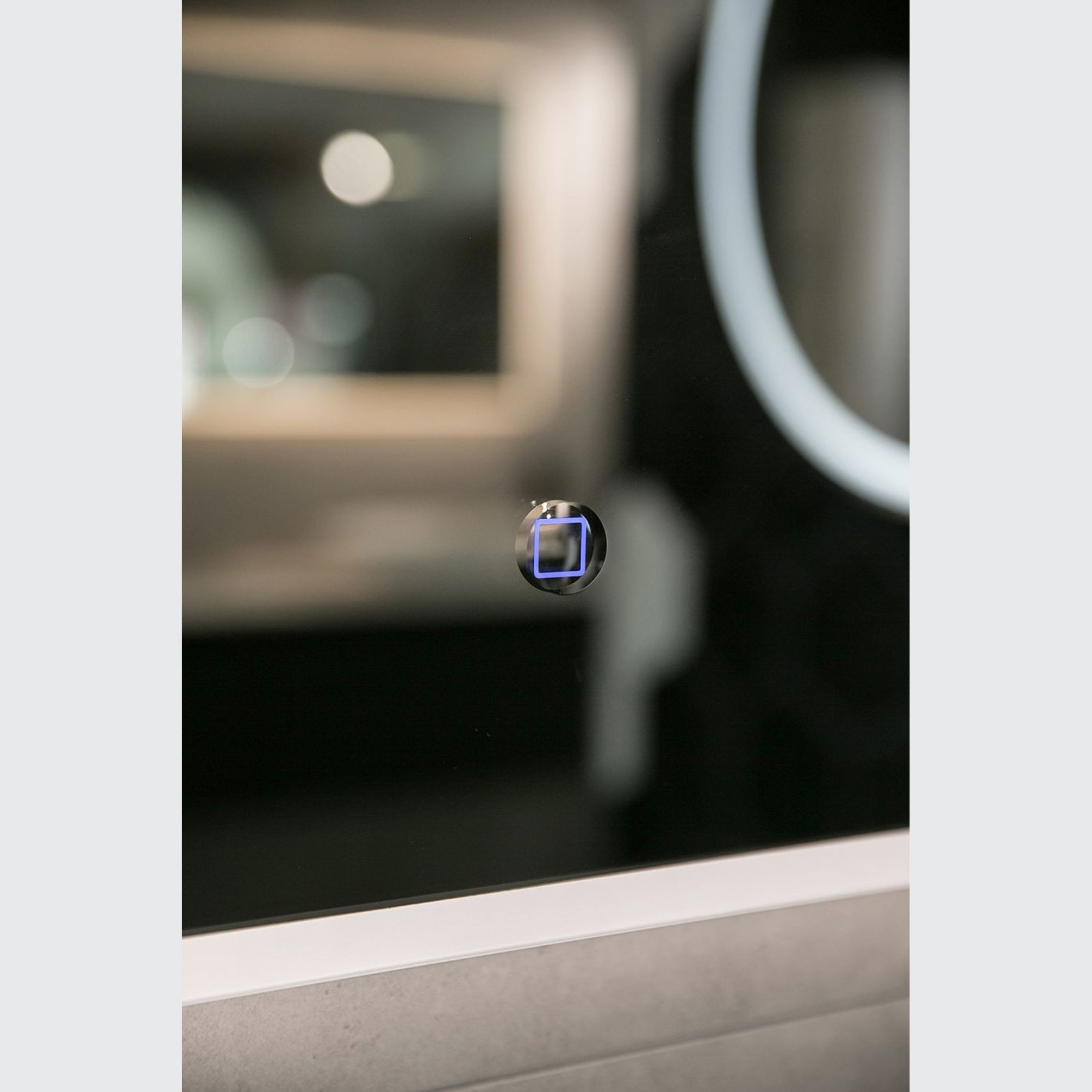 Acrylic Framed Diffused LED & Demister Mirror 1500 gallery detail image