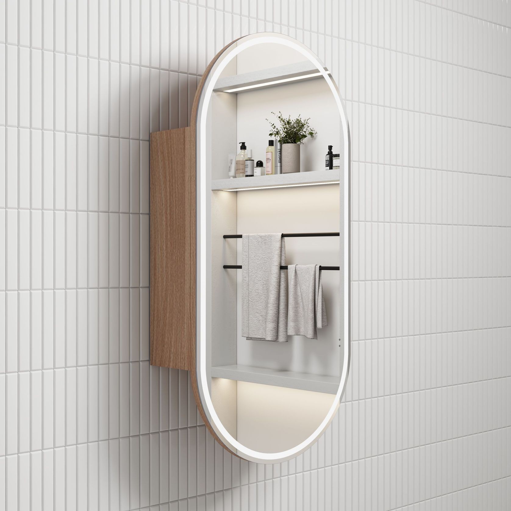 Aulic Beau Monde LED Shaving Cabinet gallery detail image