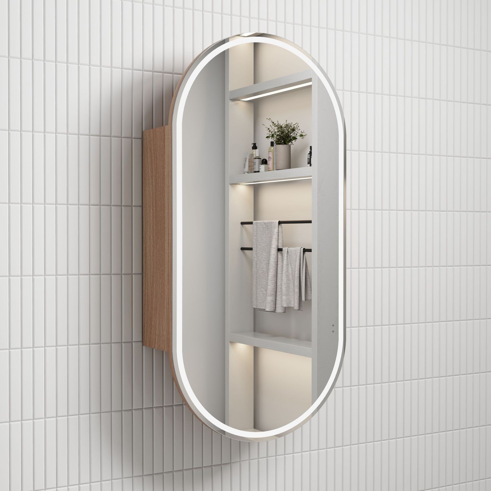 Aulic Beau Monde LED Shaving Cabinet gallery detail image