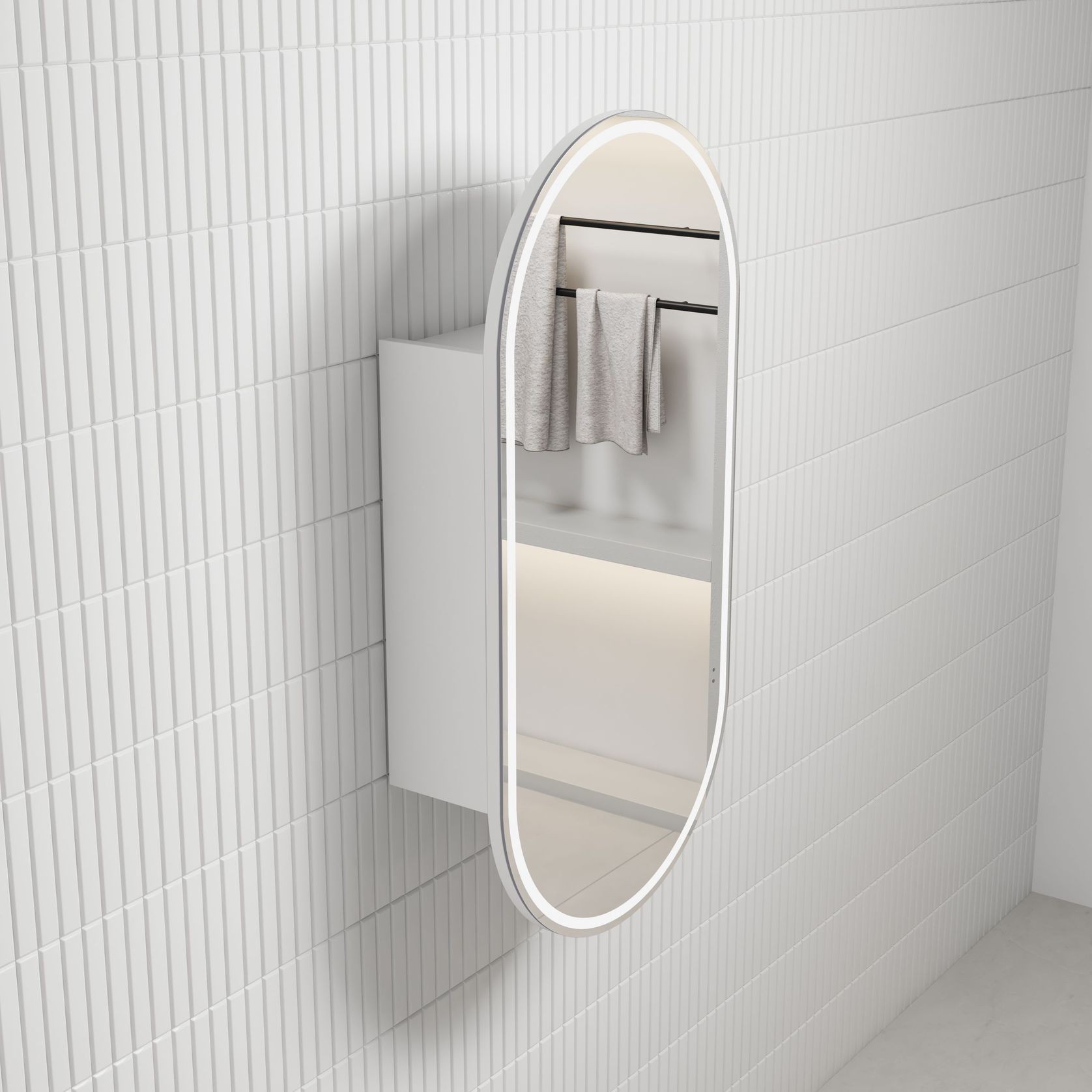 Aulic Beau Monde LED Shaving Cabinet gallery detail image