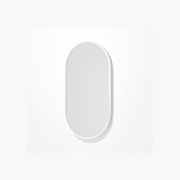 Code Aspect Oval Mirror | White gallery detail image