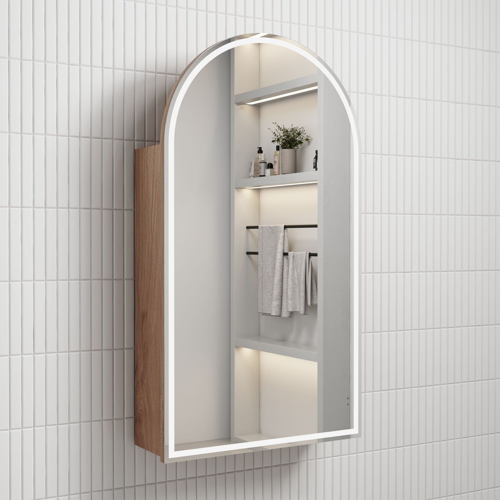 Aulic Canterbury LED Shaving Cabinet gallery detail image