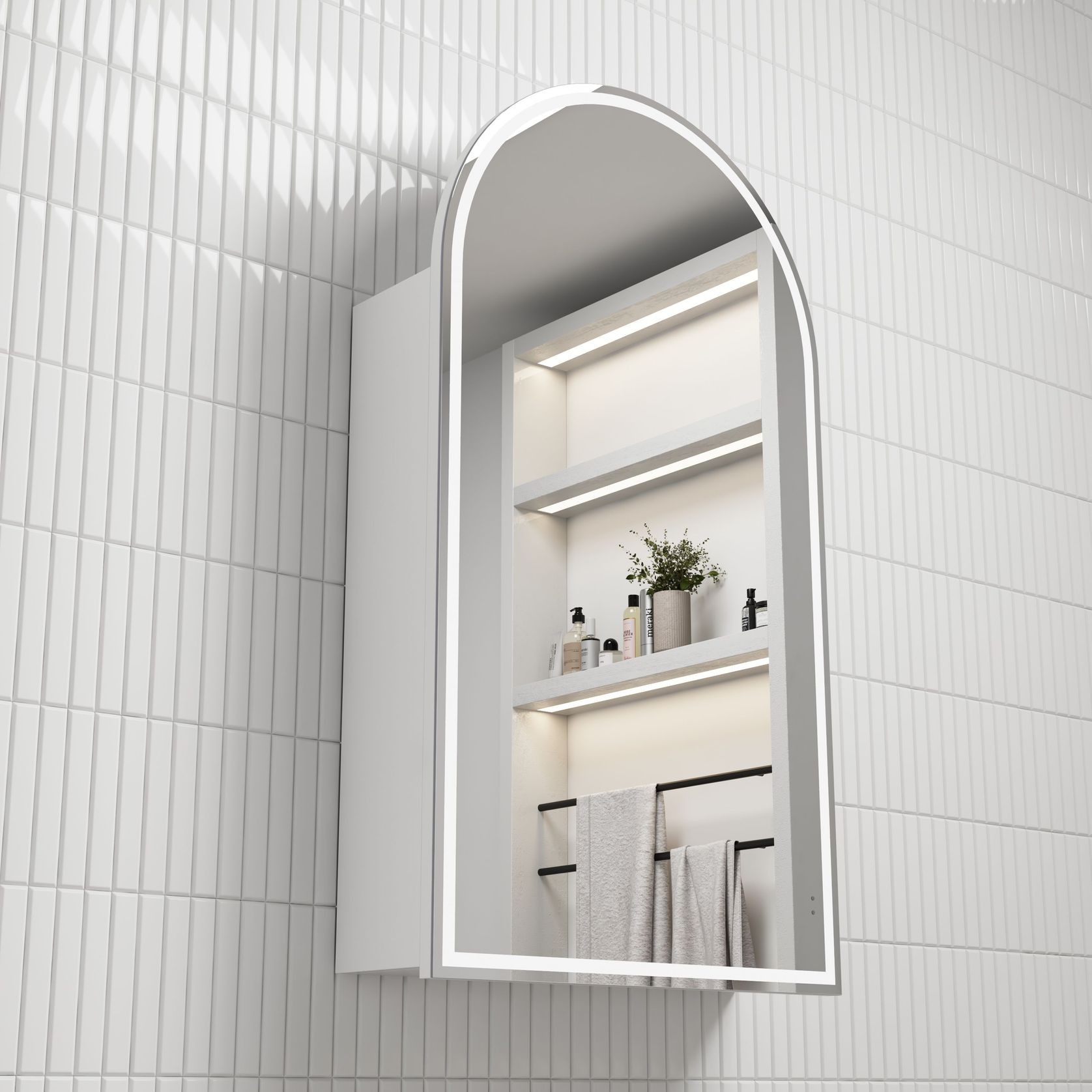 Aulic Canterbury LED Shaving Cabinet gallery detail image