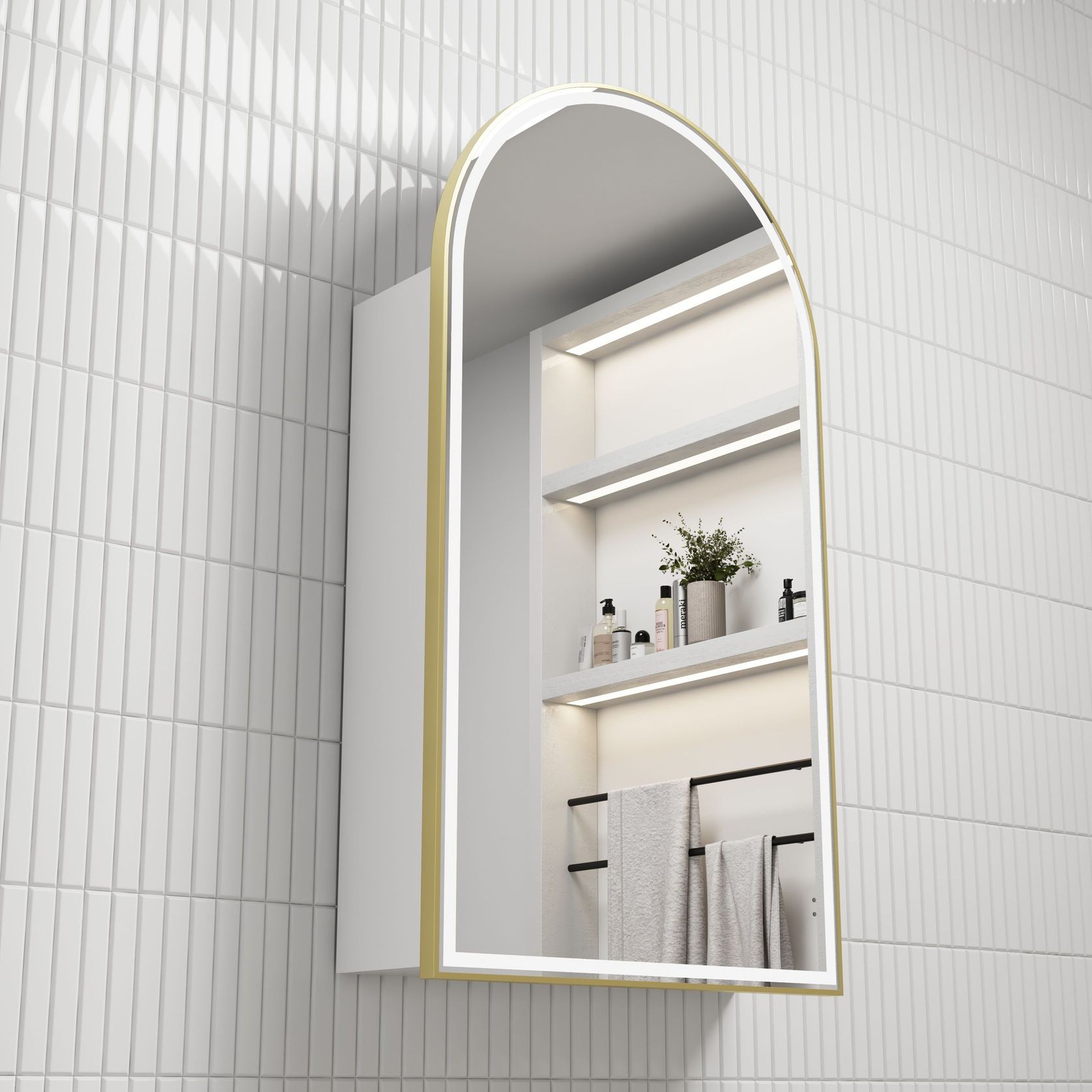 Aulic Canterbury LED Shaving Cabinet gallery detail image