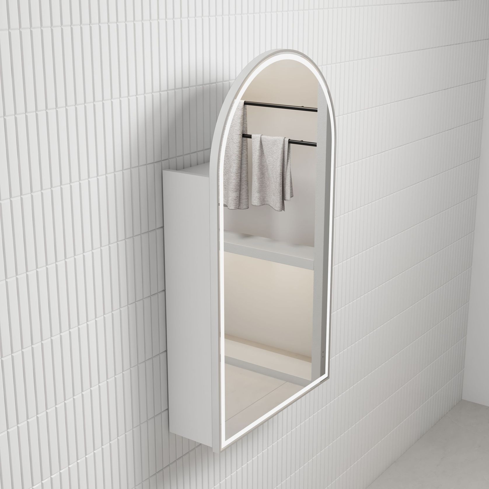 Aulic Canterbury LED Shaving Cabinet gallery detail image
