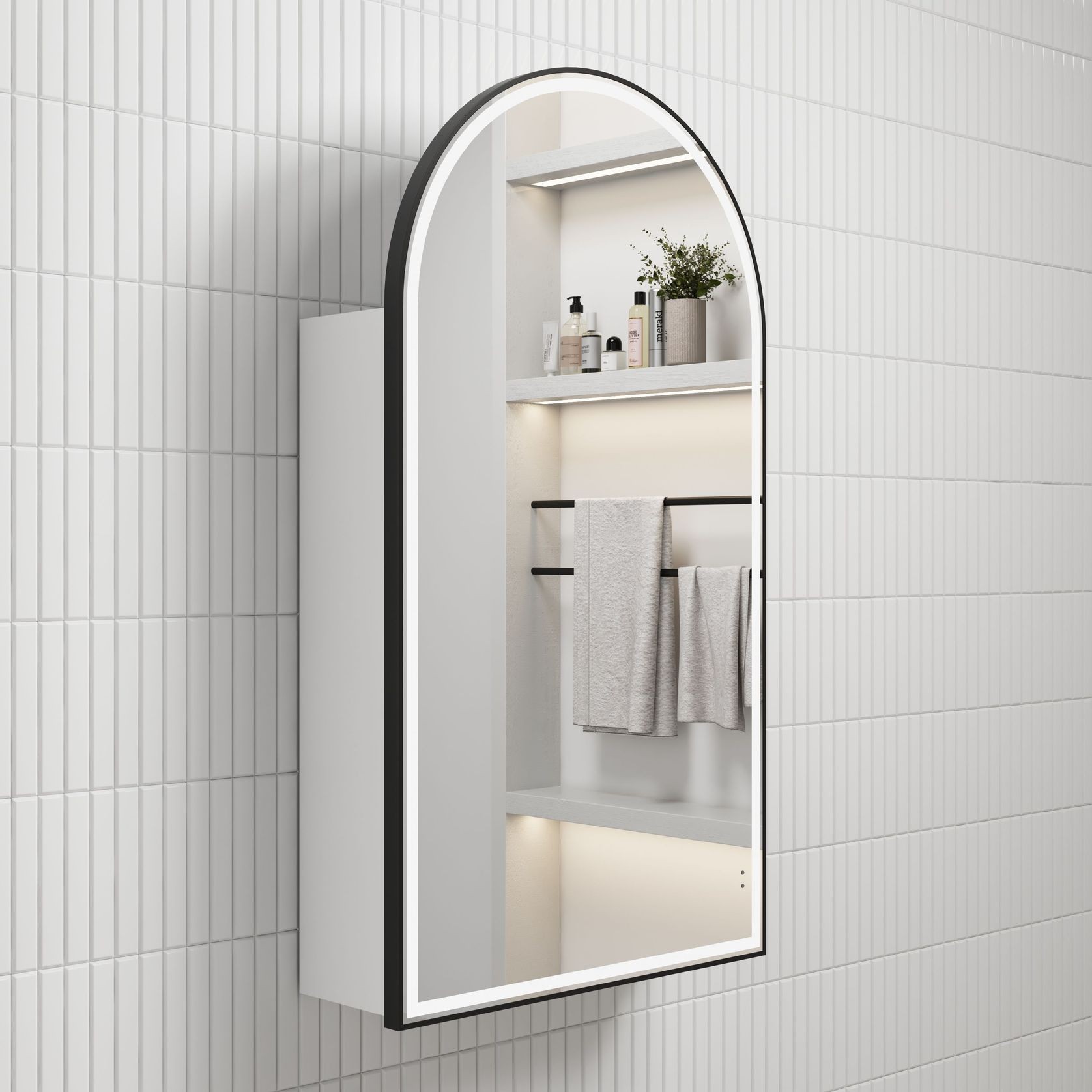Aulic Canterbury LED Shaving Cabinet gallery detail image