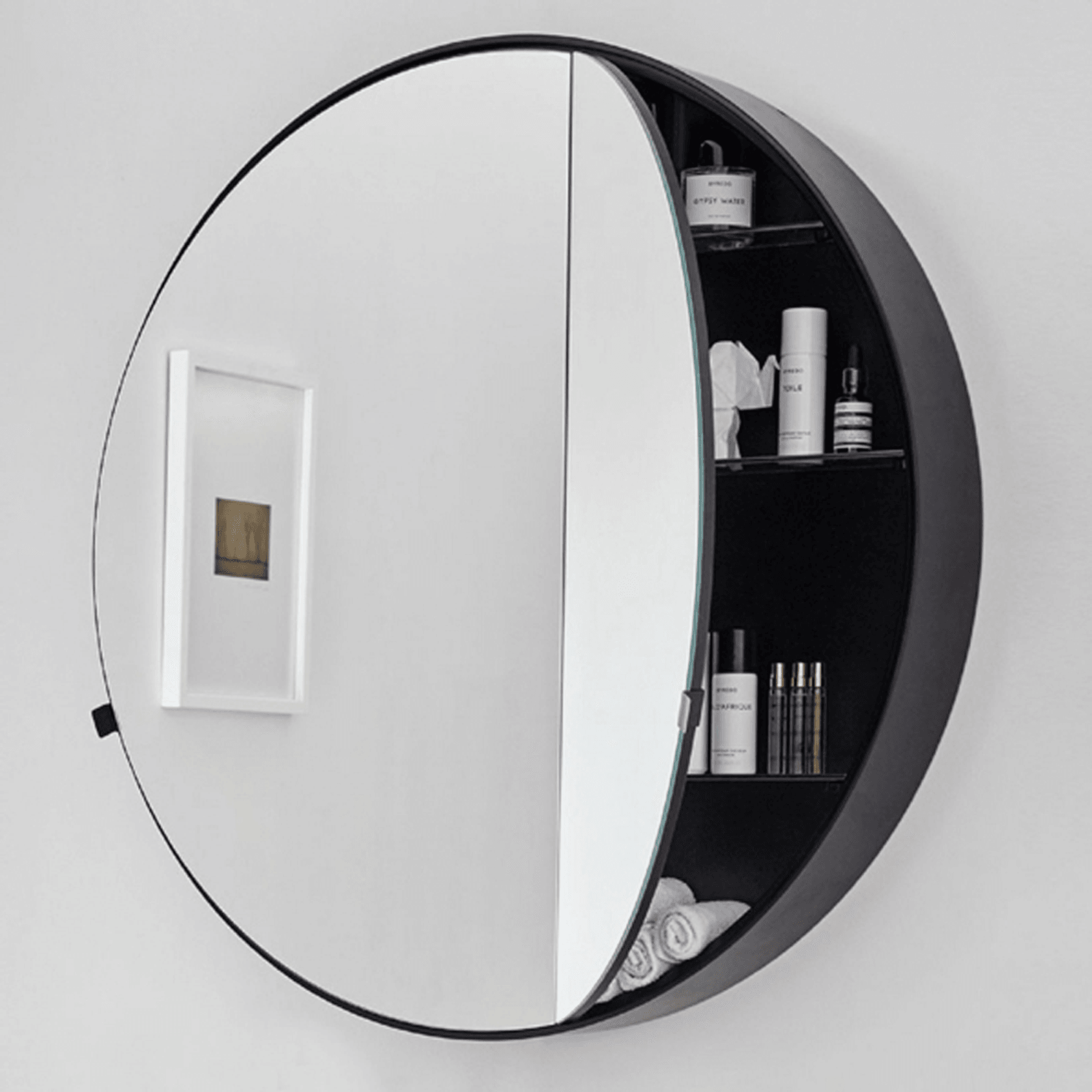 Catino Round Mirror Cabinet by Cielo gallery detail image
