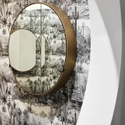 Catino Round Mirror Cabinet by Cielo gallery detail image