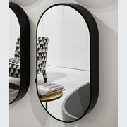 Catino Oval Mirror Cabinet by Cielo gallery detail image
