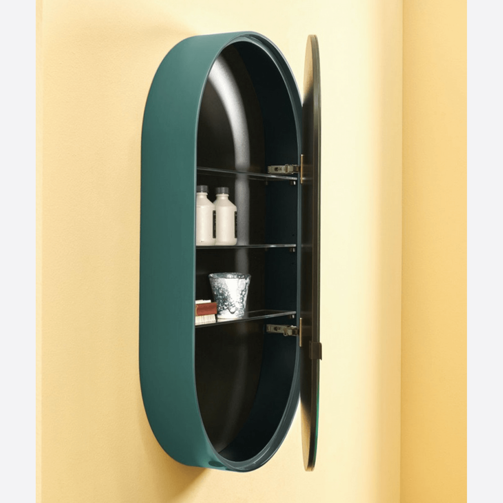 Catino Oval Mirror Cabinet by Cielo gallery detail image