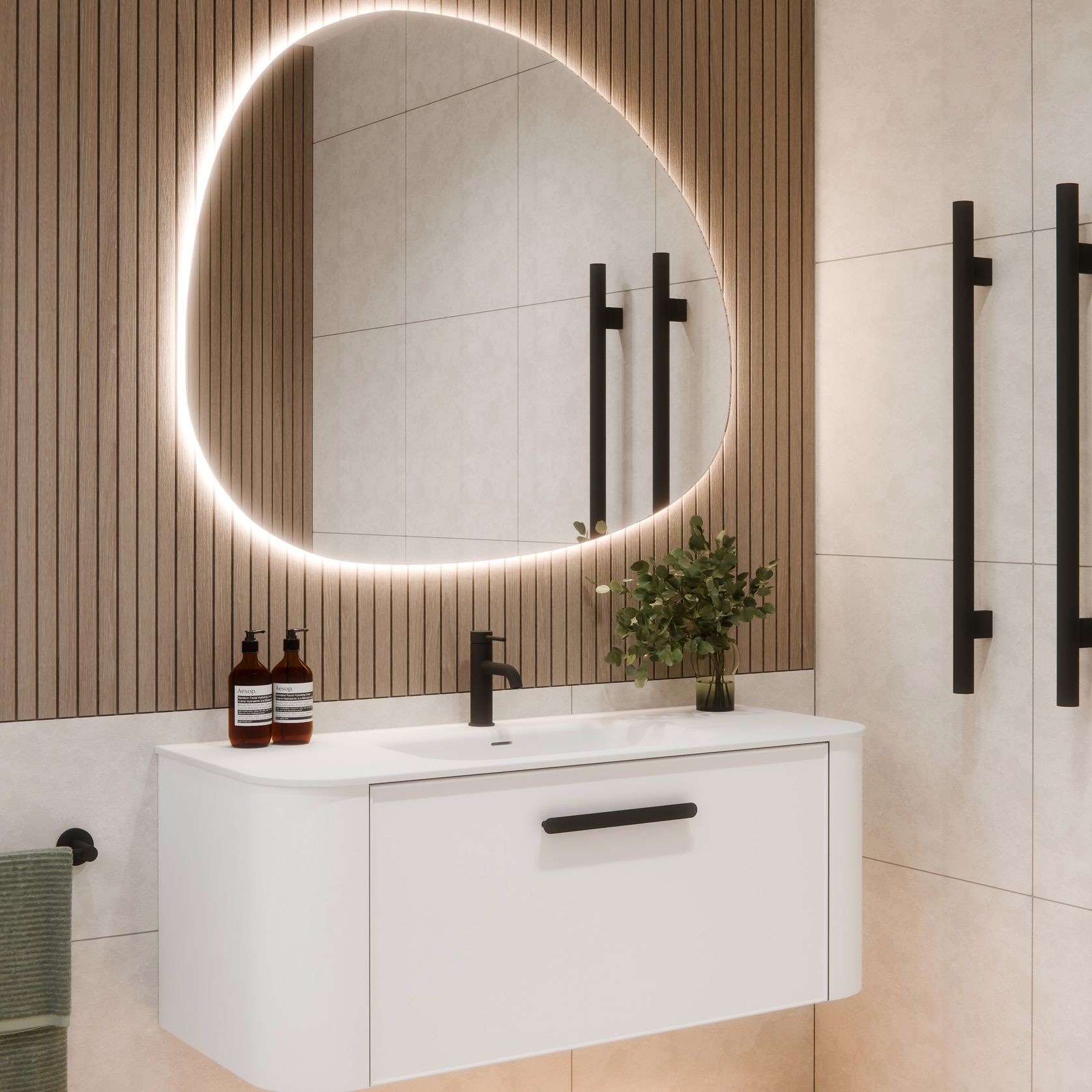 Code Euro Pond 1150 Led Mirror gallery detail image