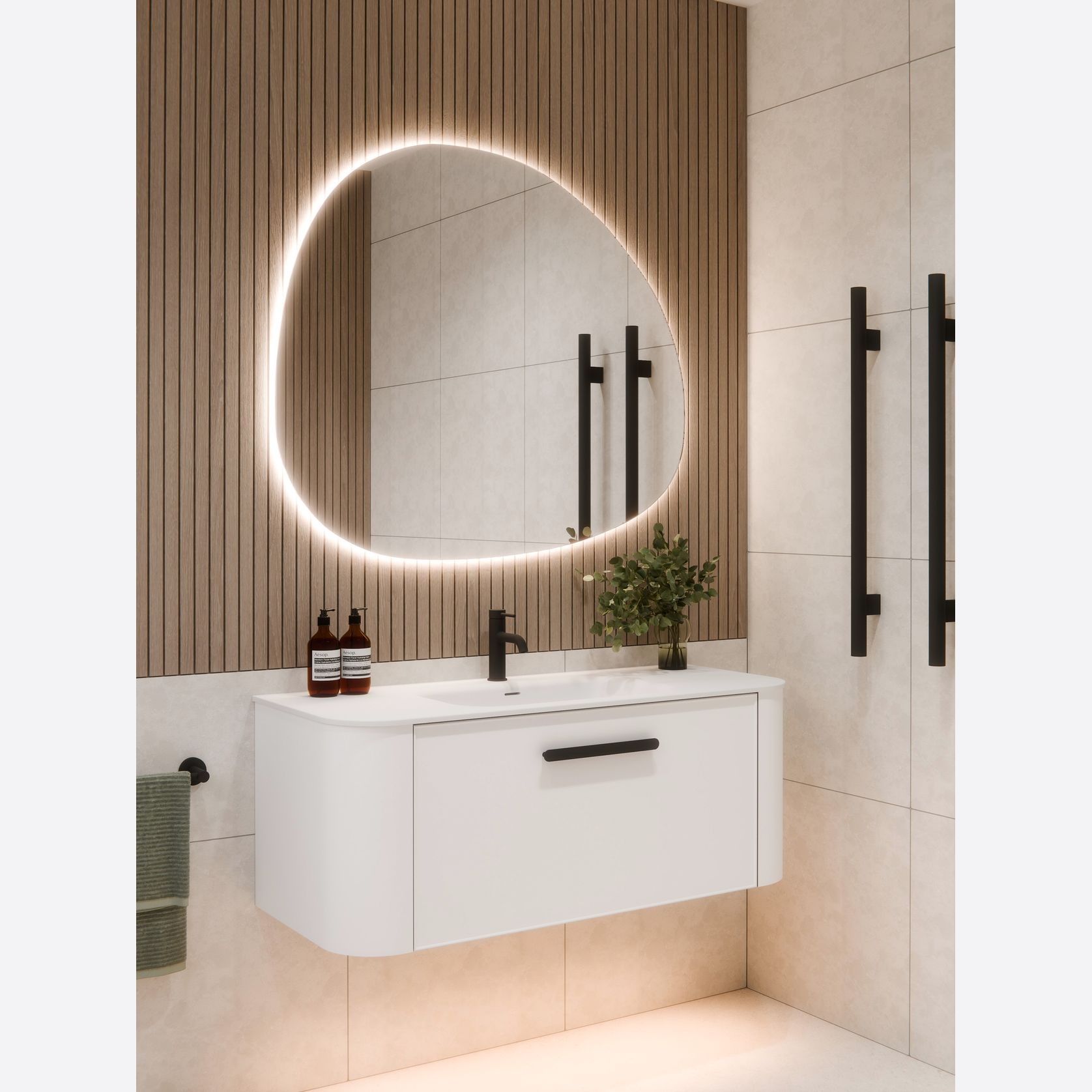 Code Euro Pond 1150 Led Mirror gallery detail image