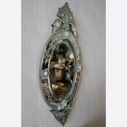 Vintage Venetian Oval Mirror gallery detail image