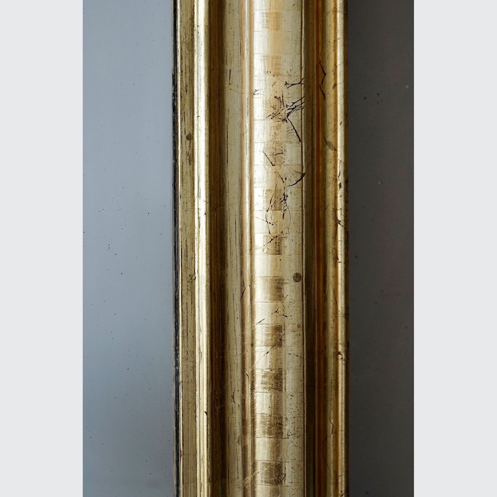 Antique French Louis Philippe Gilded Mirror gallery detail image