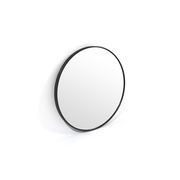 Bella Round Wall Mirror 60 cm | Black gallery detail image