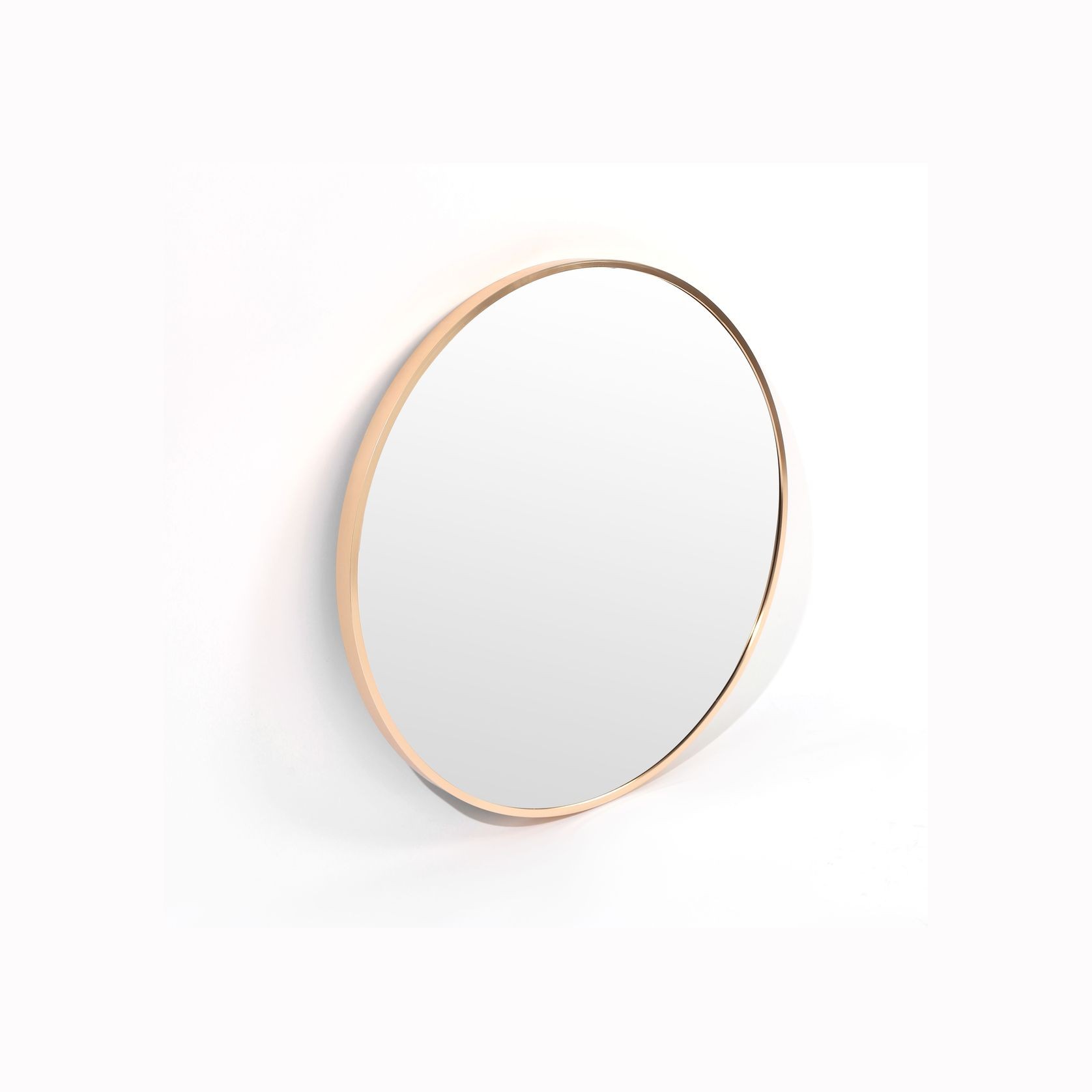Bella Round Wall Mirror 60 cm | Black gallery detail image