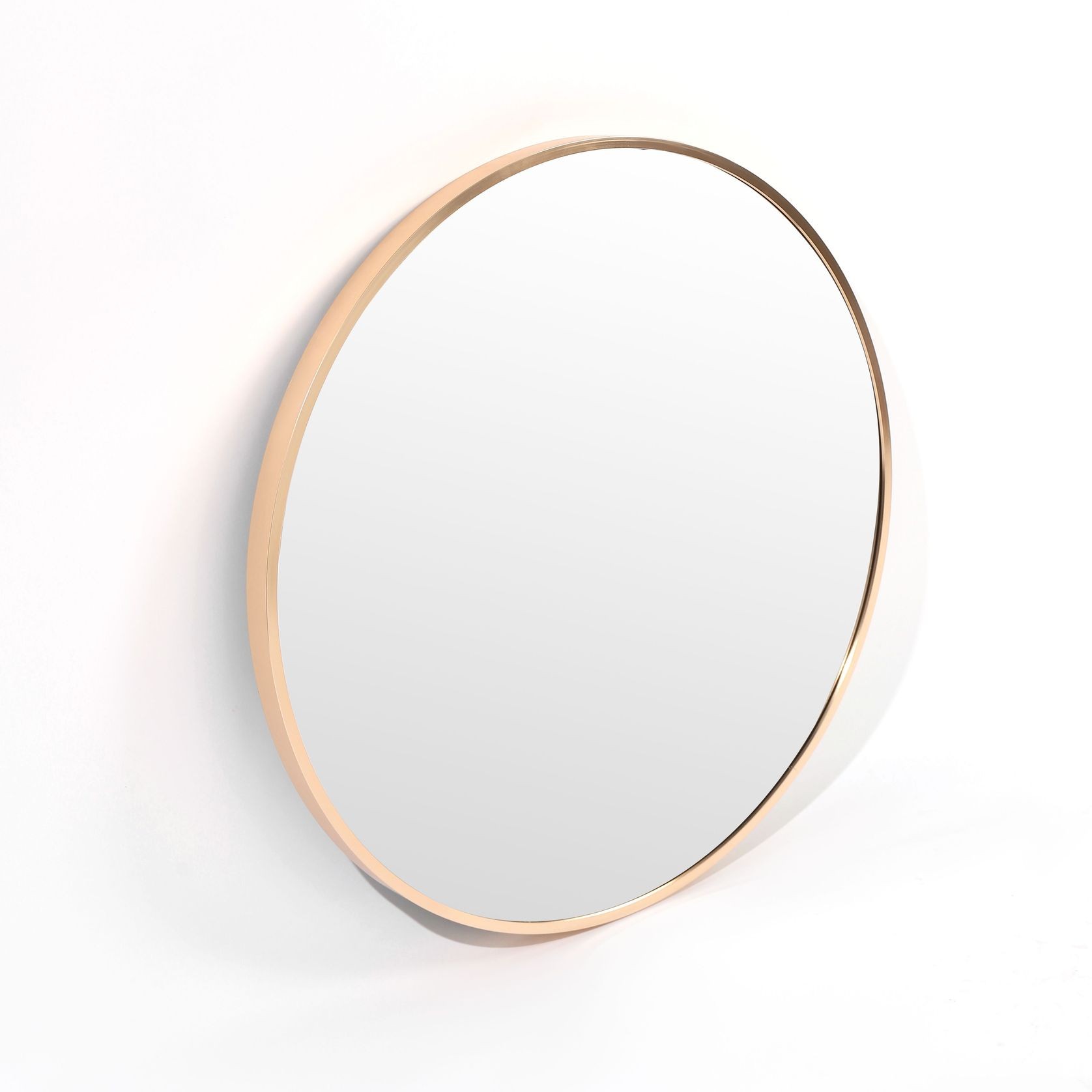 Bella Round Wall Mirror 60 cm | Black gallery detail image