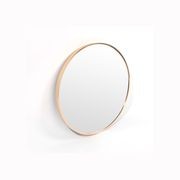 Bella Round Wall Mirror 60 cm | Black gallery detail image