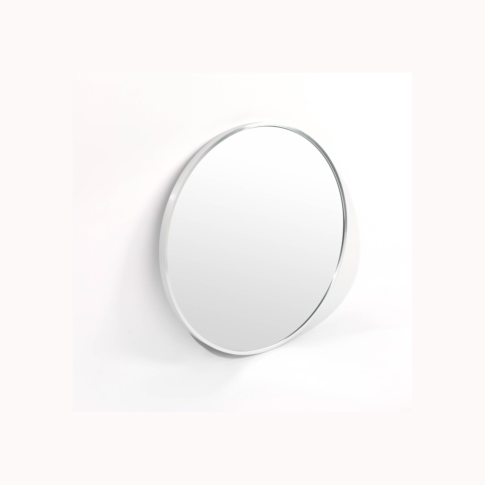 Bella Round Wall Mirror 80 cm  | Chrome gallery detail image