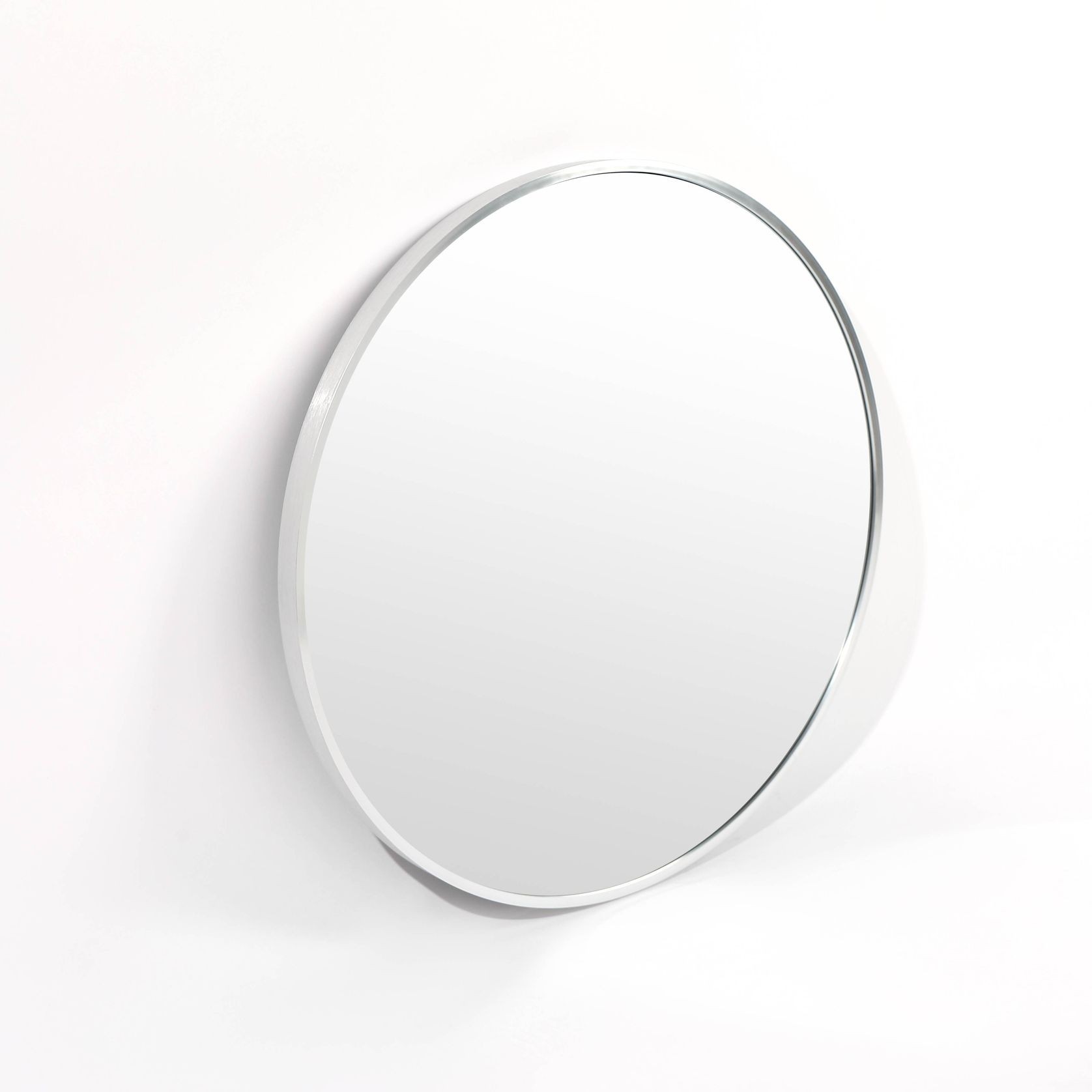Bella Round Wall Mirror 80 cm  | Chrome gallery detail image