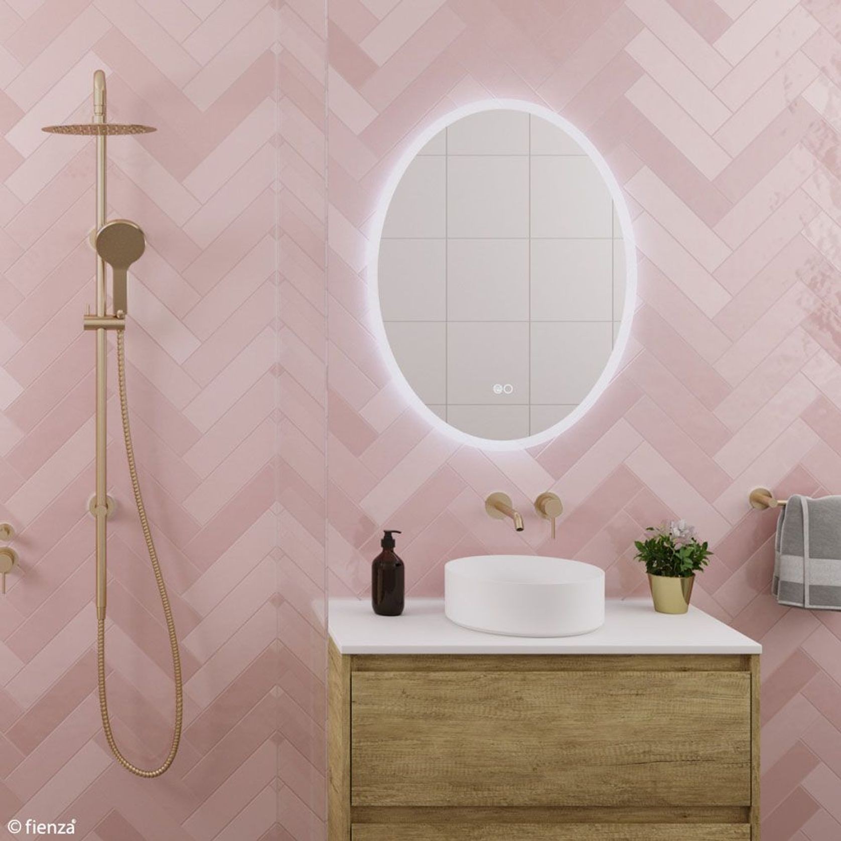 Antonia Oval LED Mirror gallery detail image