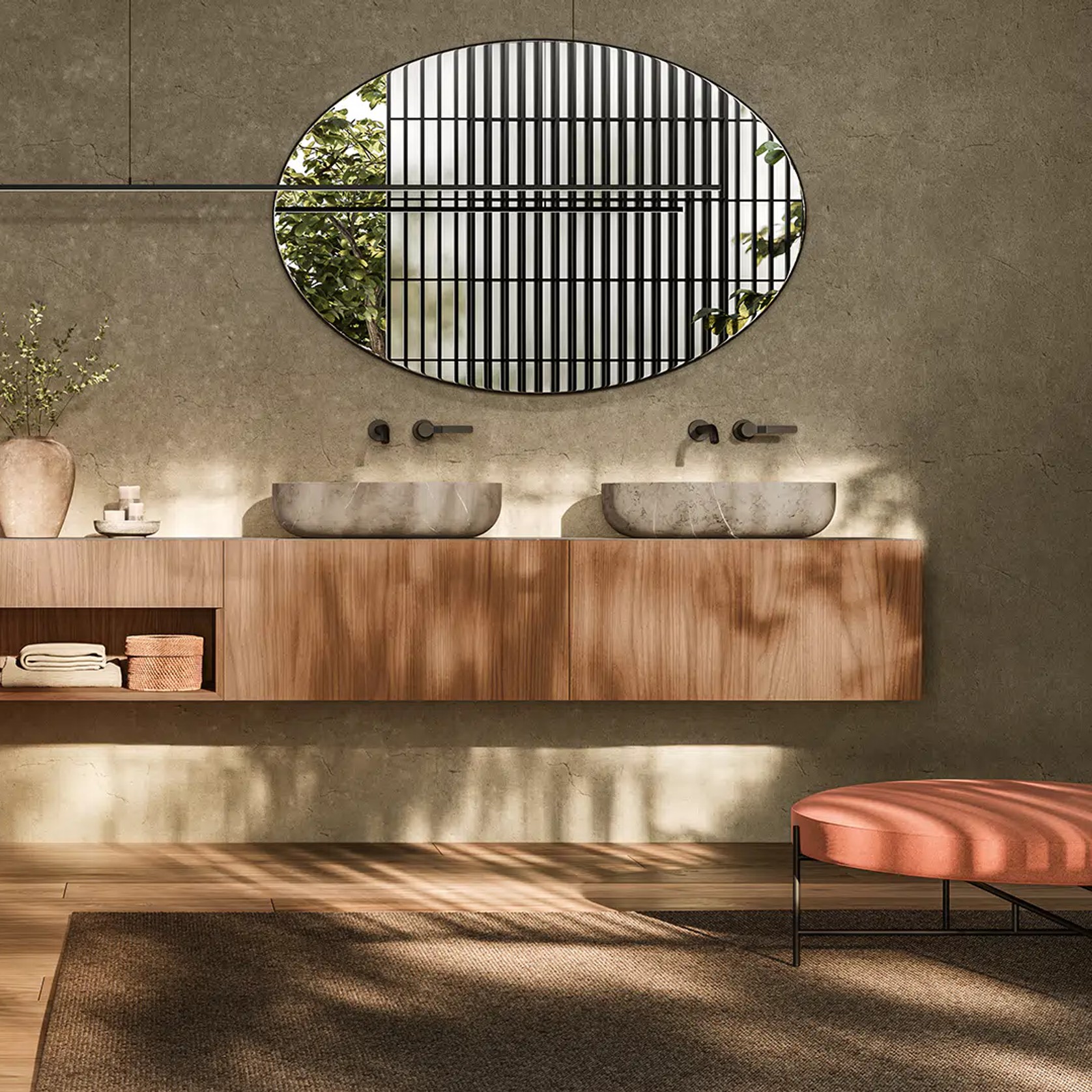 Lotus Mirror by Boffi gallery detail image