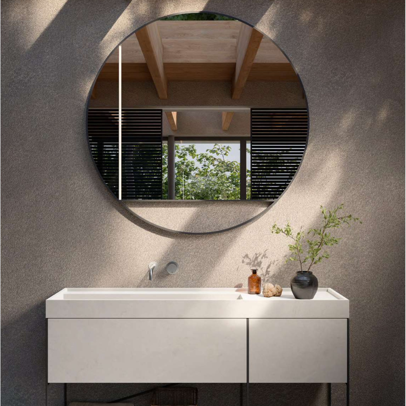 Lotus Mirror by Boffi gallery detail image