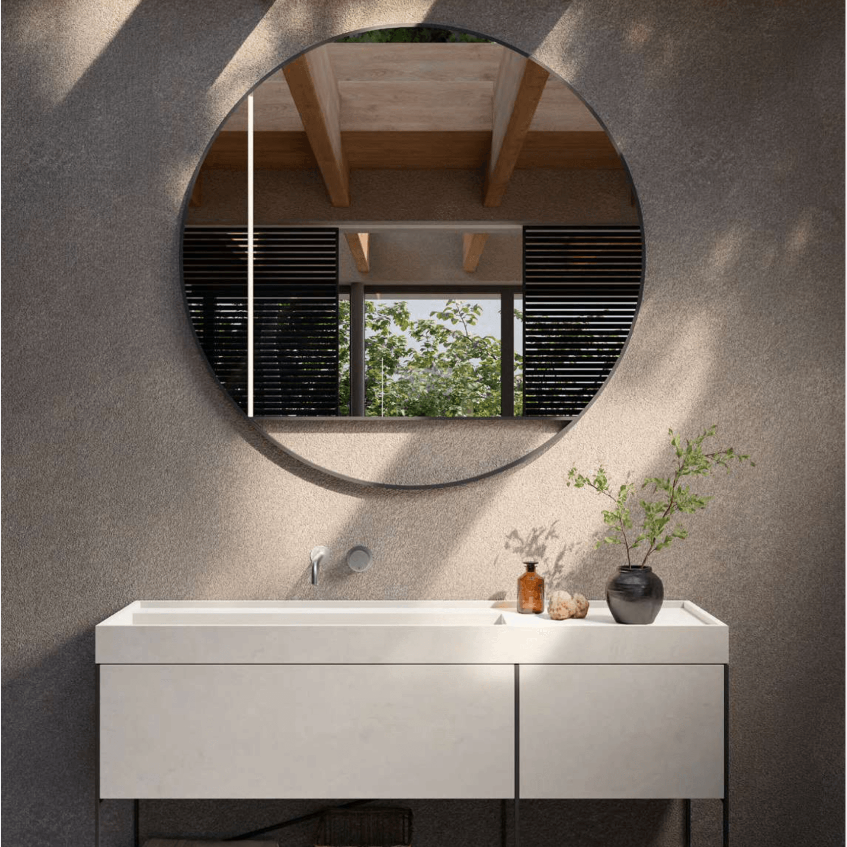 Lotus Mirror by Boffi gallery detail image