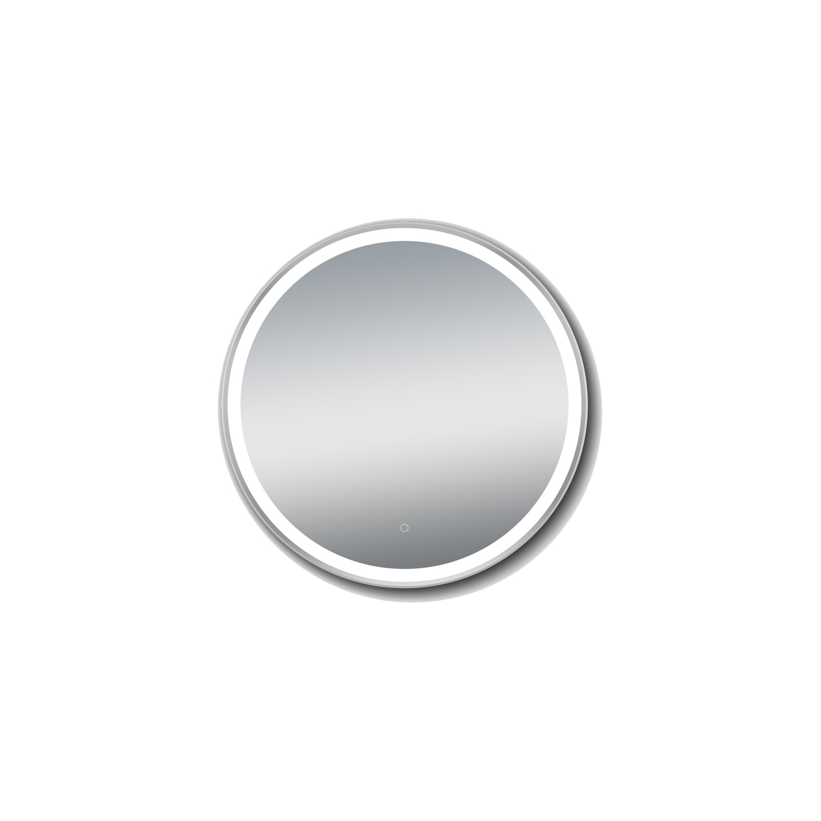 Cadre 850mm LED Mirror with Demister Brushed Stainless gallery detail image
