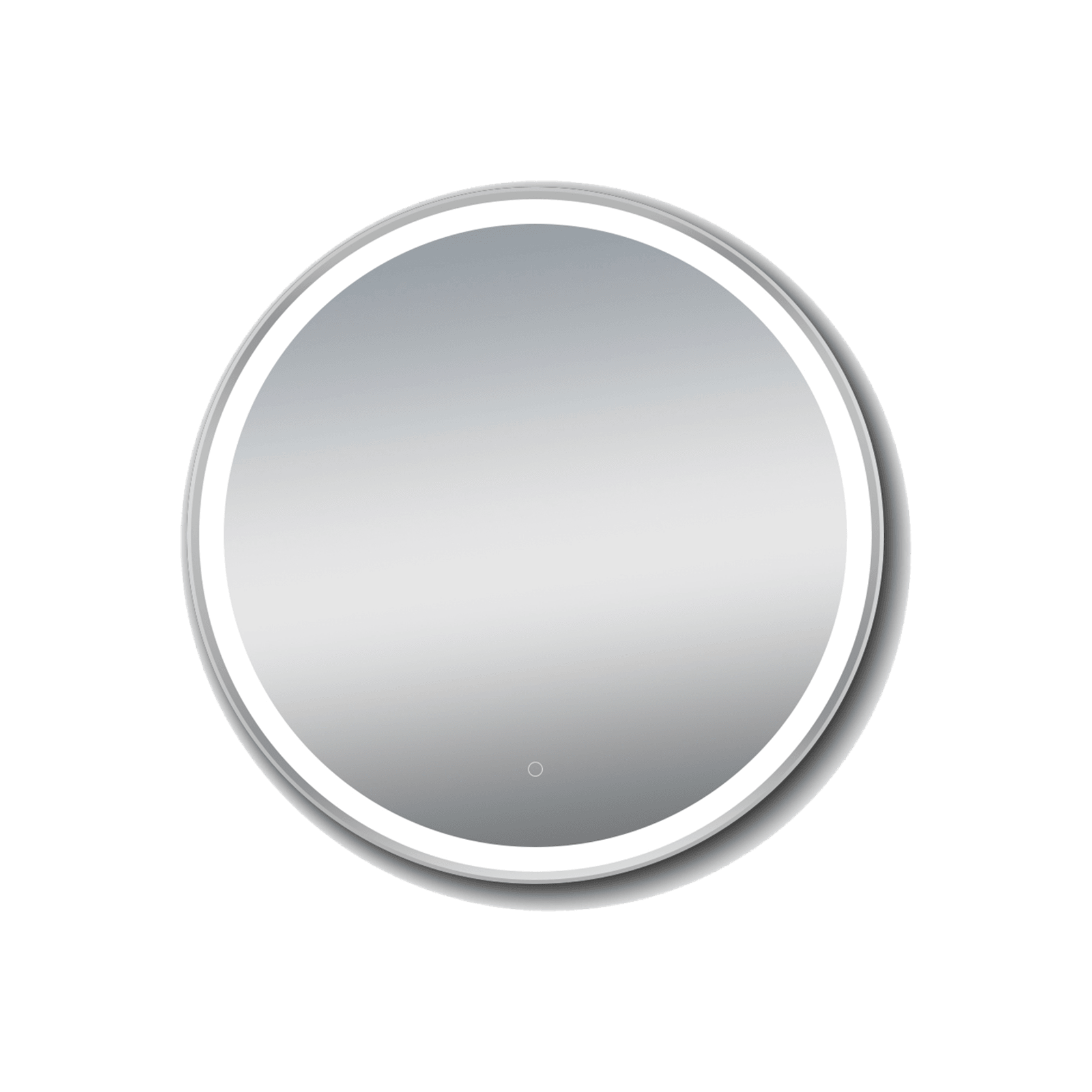 Cadre 850mm LED Mirror with Demister Brushed Stainless gallery detail image