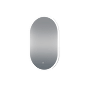 Verre 600 x 900mm Oval Mirror gallery detail image