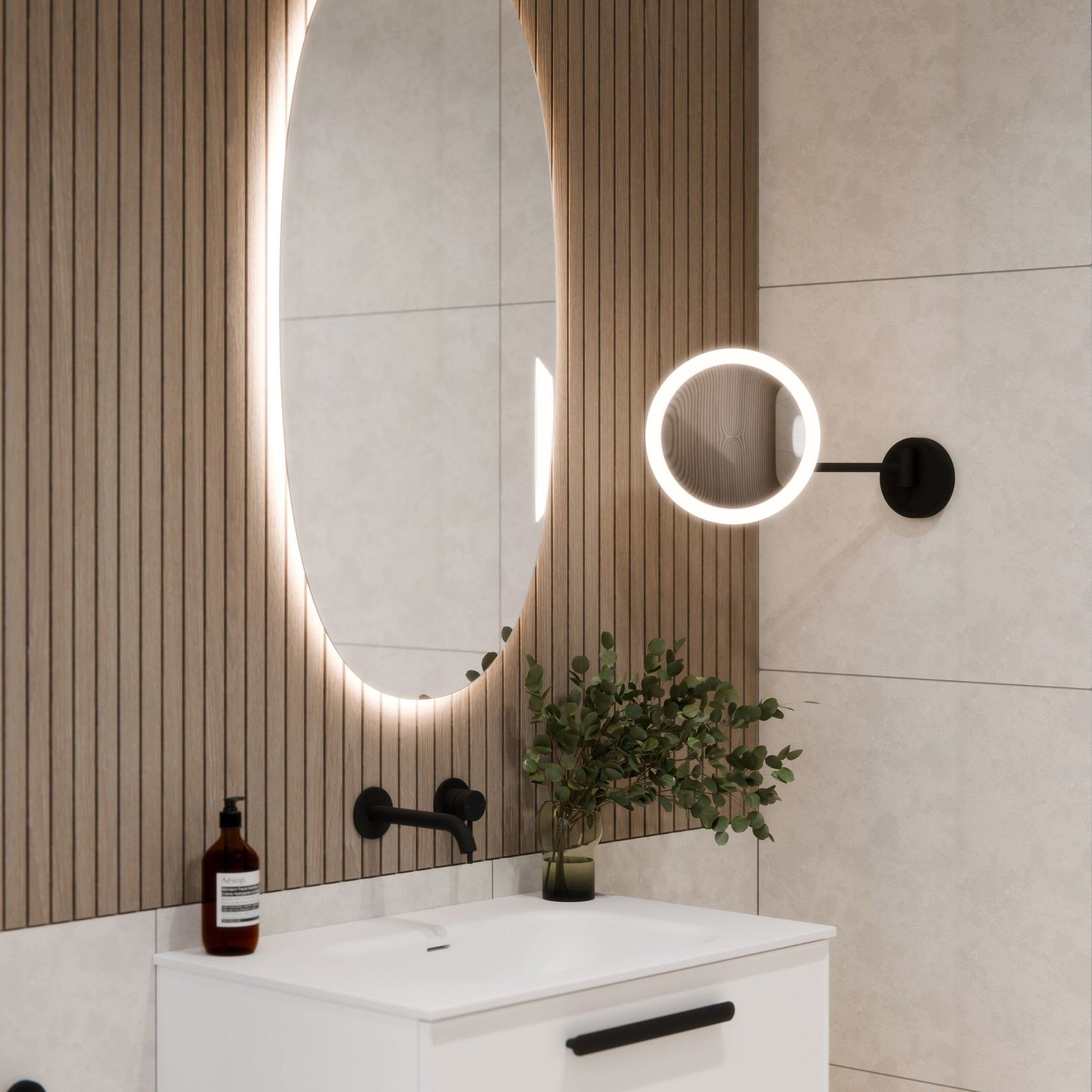 CODE Neo Led Makeup Mirror - 6 Colours gallery detail image