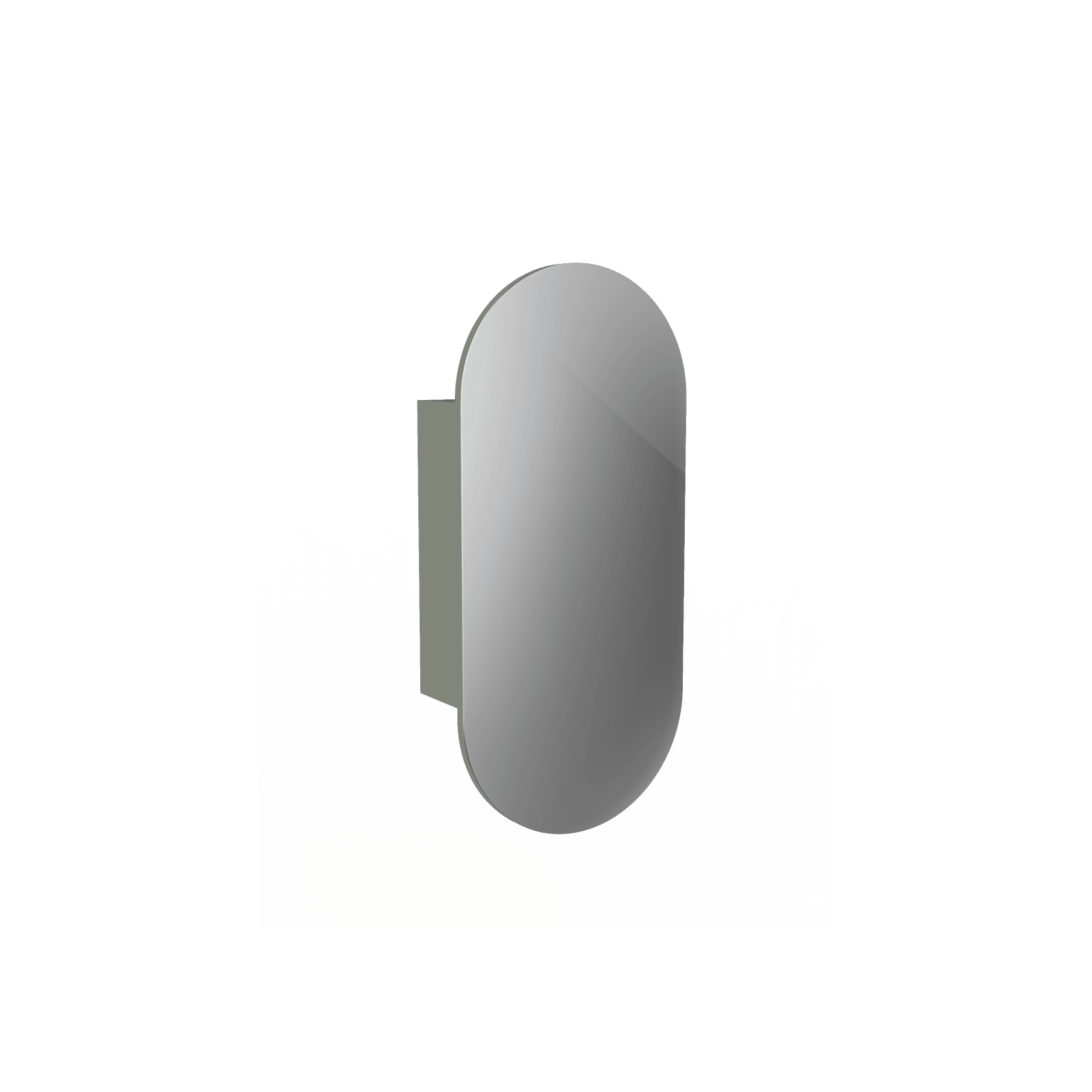 Serenity Figura Pill Mirror Cabinet gallery detail image