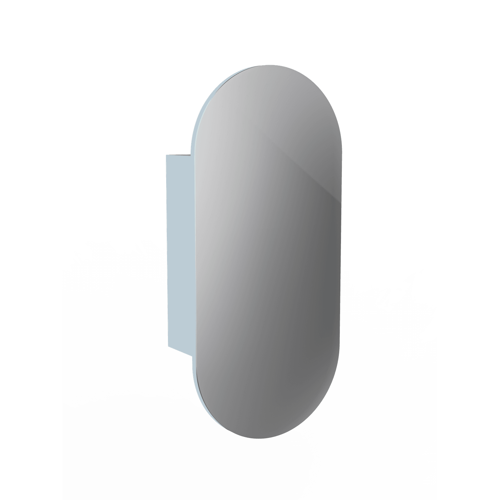 Serenity Figura Pill Mirror Cabinet gallery detail image
