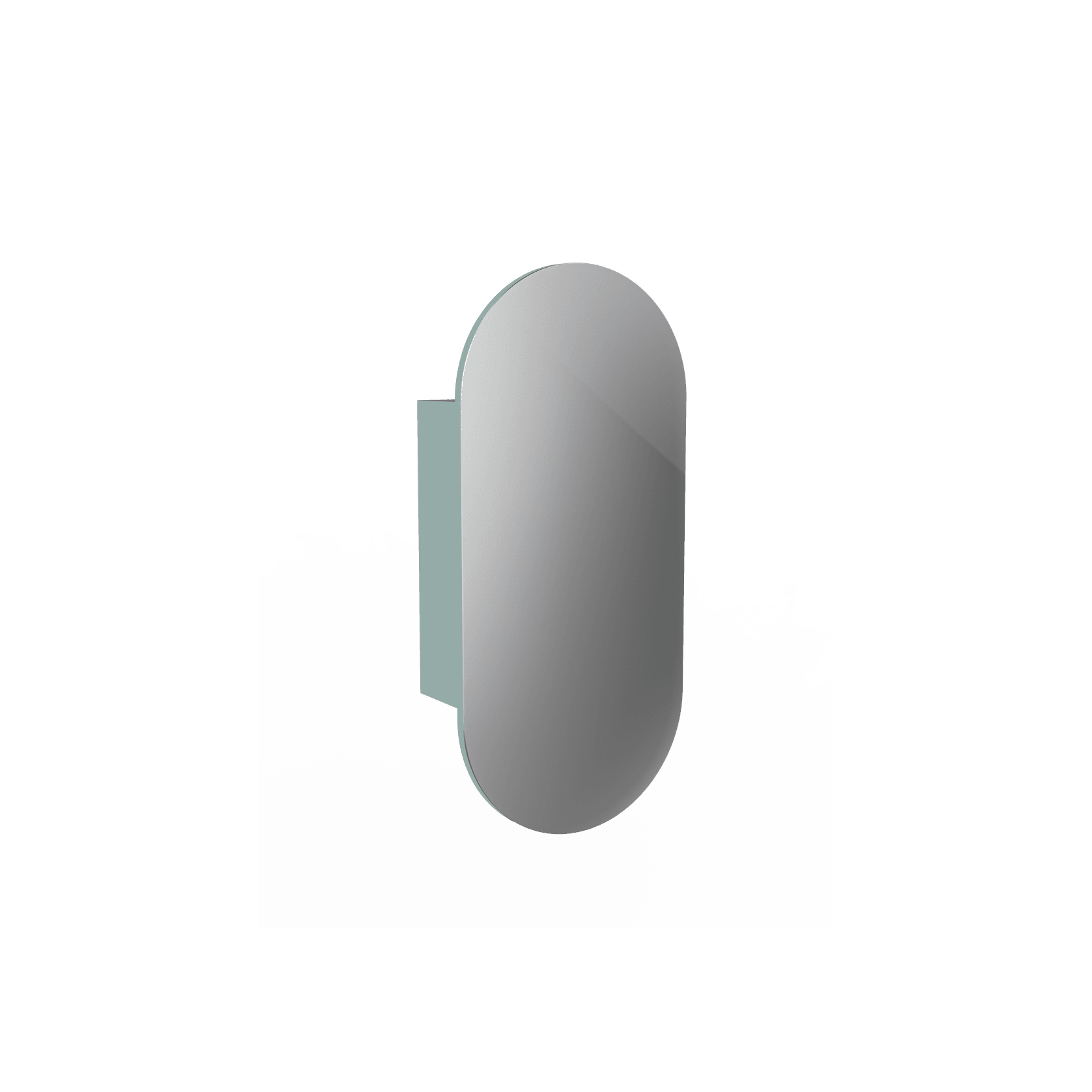 Serenity Figura Pill Mirror Cabinet gallery detail image