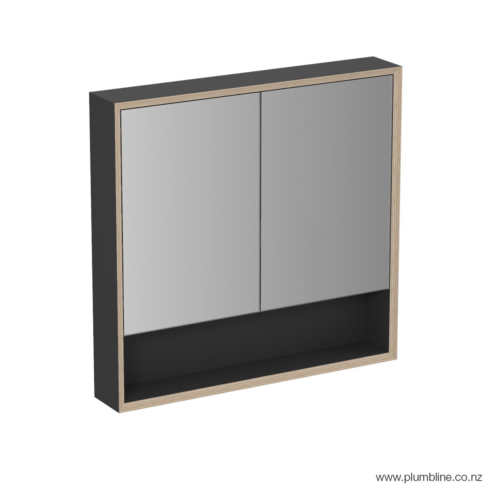 Ply25 750 Mirror Cabinet 2 Door gallery detail image