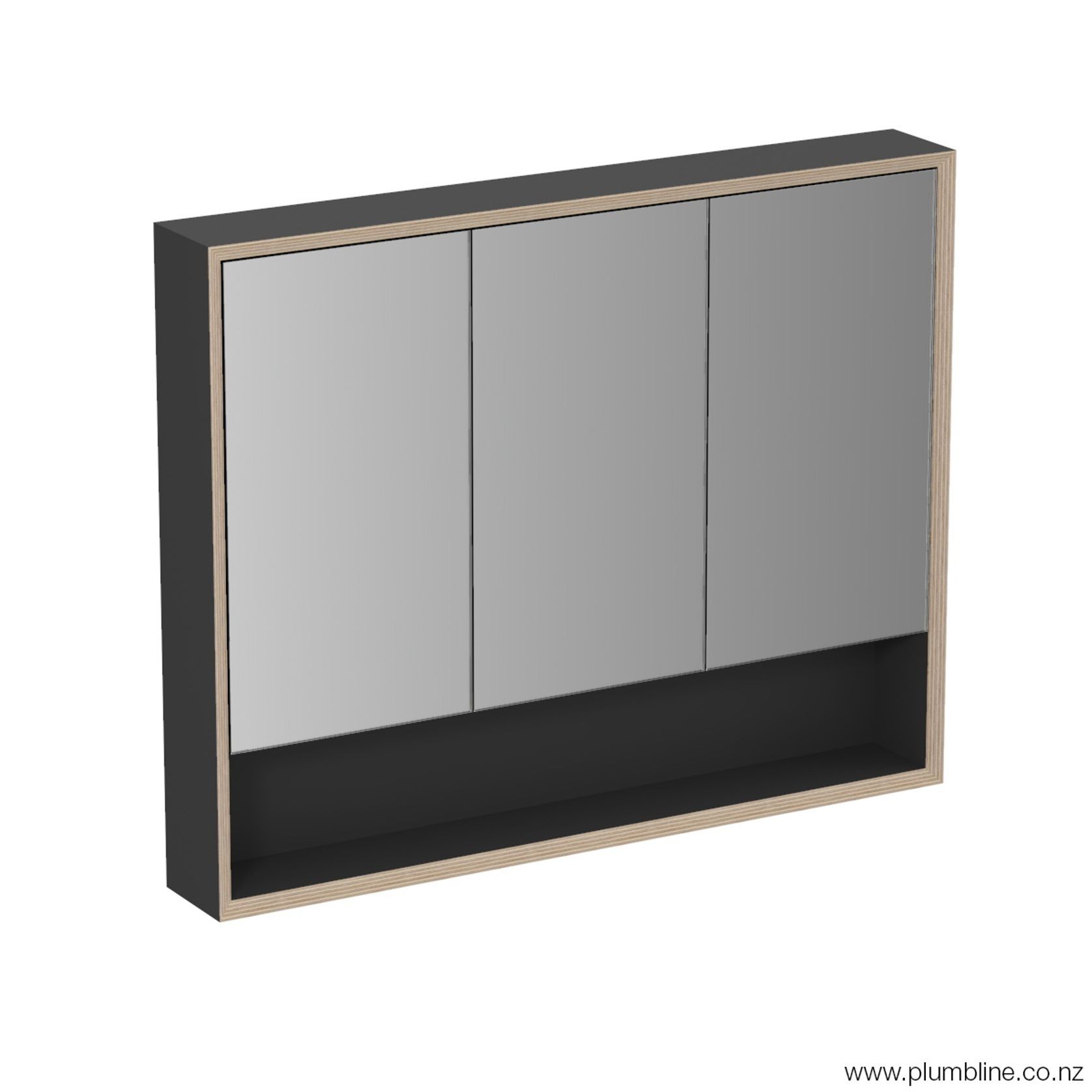 Ply25 900 Mirror Cabinet 3 Door gallery detail image